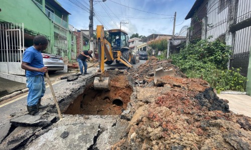Saae-BM realiza obras de drenagem no Morada Verde
